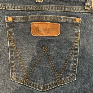 Mens Wrangler Retro Slim Boot Jeans 36 waist 32 length